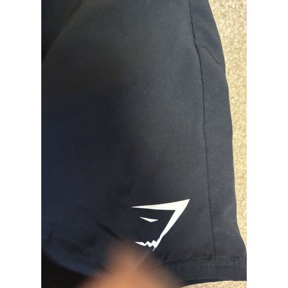 Gymshark Shorts Women M Medium Black High Rise Elastic Waist Pull On Gym Workout - Picture 5 of 6